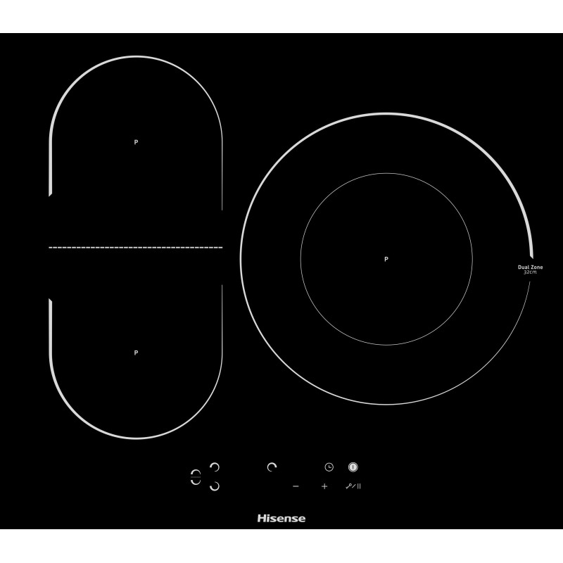 ENCIMERA HISENSE I6337C 3 ZONAS NEGRA INDUCCION