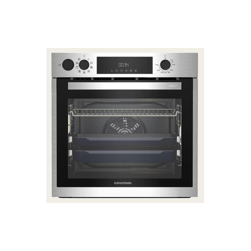 HORNO GRUNDIG GEBD11300X MULTIF. INOX A+ 71L 2GUIAS HIDROLISIS