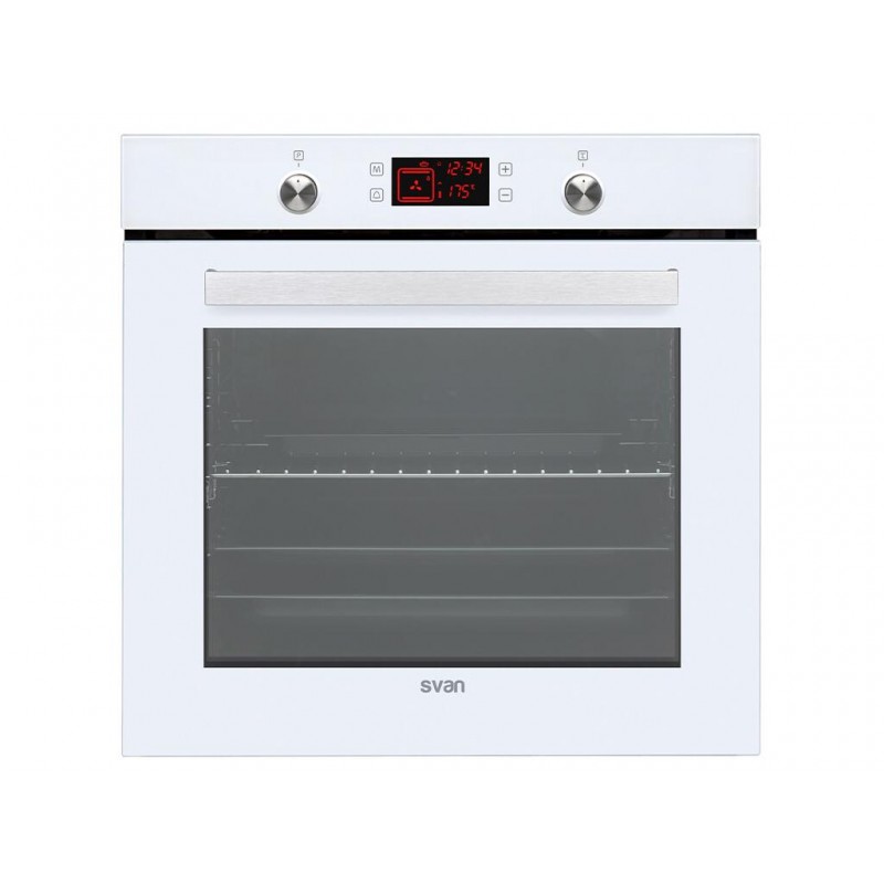 HORNO SVAN SVH375B CRISTAL BLANCO 10F 78L DIGITAL 1GUIA CORTINA AIRE