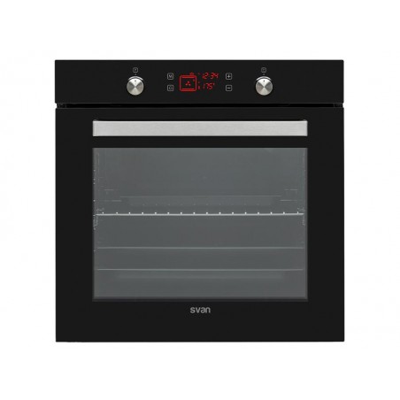 HORNO SVAN SVH375N CRISTAL NEGRO 10F 78L DIGITAL 1GUIA CORTINA AIRE