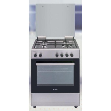 COCINA FLAMA 8261FL 4G INOX BUTANO 60X60 HORNO ELECTRICO