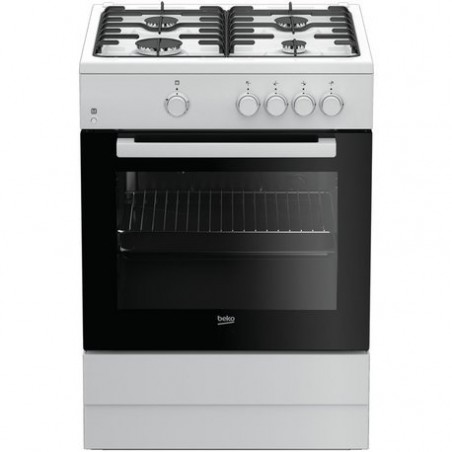 COCINA BEKO FSG62000DWL GAS BUTANO 4F 60X60 BLANCA