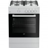 COCINA BEKO FSG62000DWL GAS BUTANO 4F 60X60 BLANCA