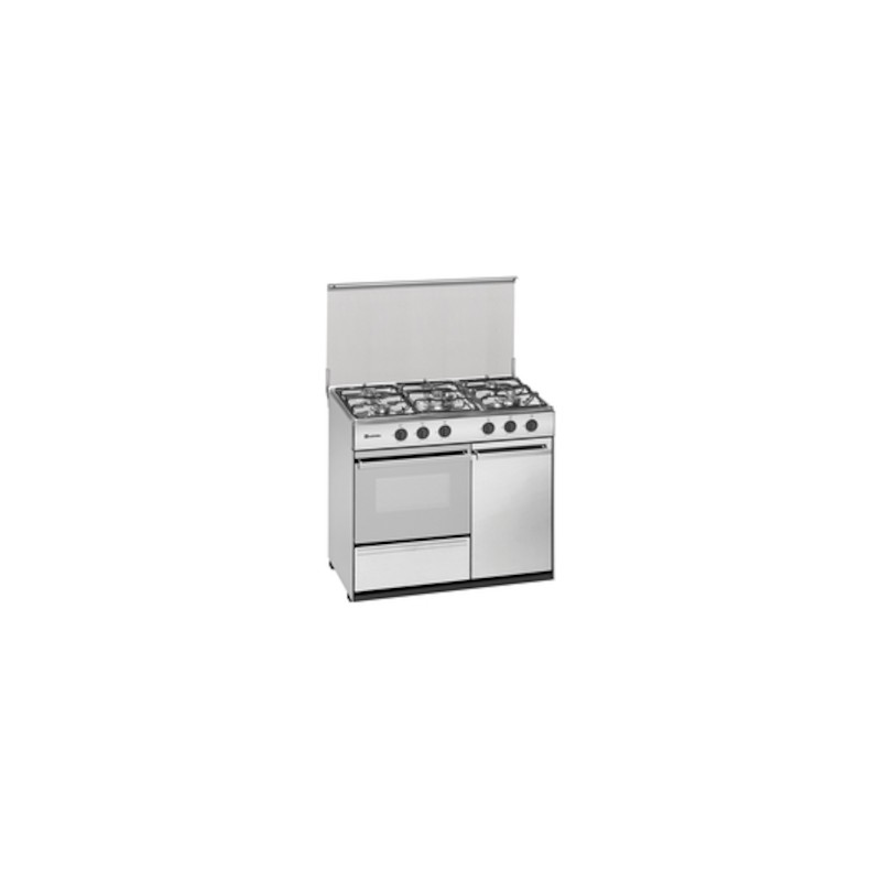 COCINA MEIRELES G2950DVW GAS BUTANO 5F 88X55 PORTABOMBONAS BLANCA HORNO GAS