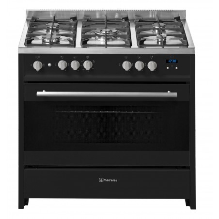 COCINA MEIRELES G910BL GAS BUTANO 5F 90X60 NEGRA