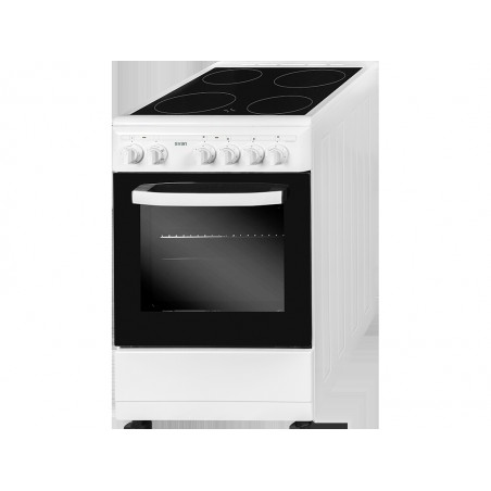 COCINA SVAN SVK5502EVB BLANCA VITROCERAMICA 4F 50CM HORNO ELECTRICO