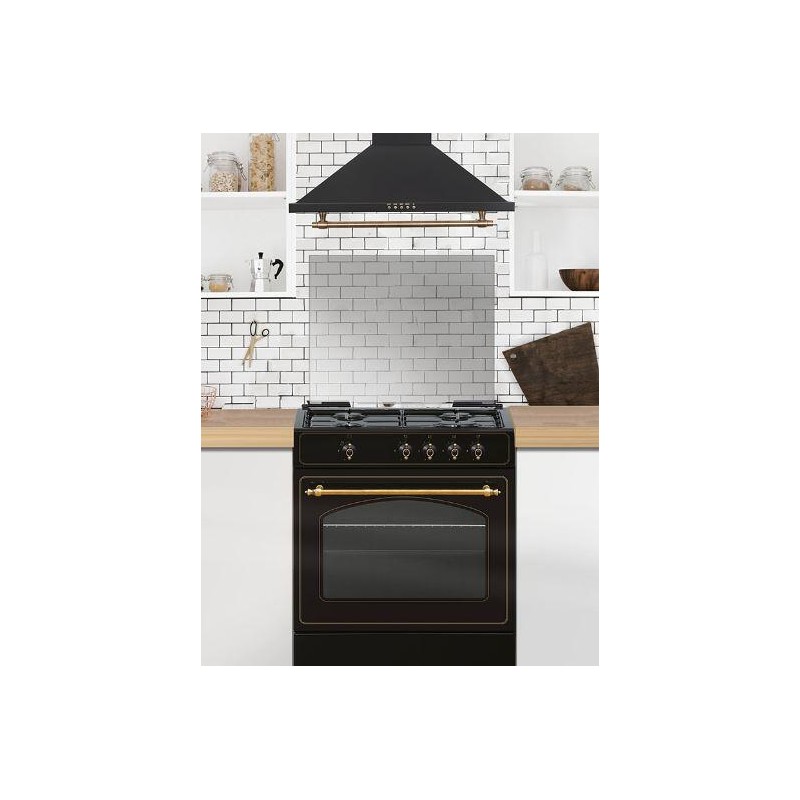 COCINA VITROKITCHEN RU6060B BUT RUSTICA NEGRA 60X60