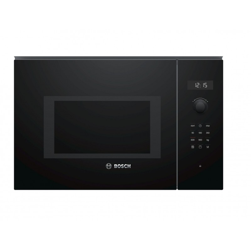 MICROONDAS BOSCH BEL554MB0 CRISTAL NEGRO INTEGRA 25L 900W