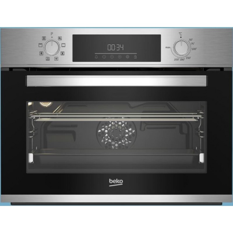 HORNO BEKO BBCM12300X COMPACTO MULTIFUNCION INOX A