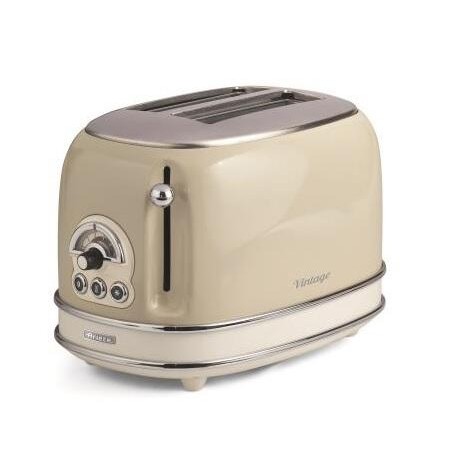 TOSTADOR ARIETE 155/13 VINTAGE BEIGE 2 RANURAS 810 W