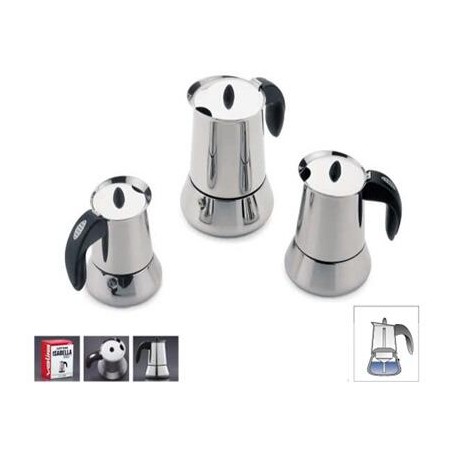 CAFETERA VALIRA INOX 1181/ Isabella 6 tazas