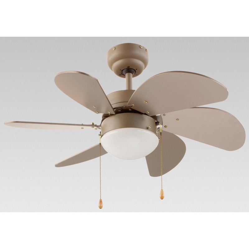 VENTILADOR FM VT90 TECHO 80CM 6ASPAS C/LUZ