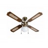 VENTILADOR FM VTCLASSIC105 TECHO 105CM 4 ASPAS C/LUZ