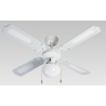 VENTILADOR FM VTCLASSIC105B TECHO 132CM C/LUZ BLANCO