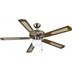 VENTILADOR FM VTCLASSIC130 TECHO 132CM ANEA/MADERA C/LUZ