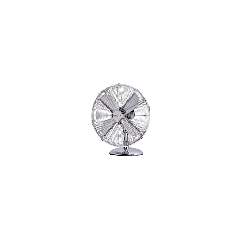 VENTILADOR NEVIR NVR-VMM40-C MESA CROMADO OSCILANTE 40CM 3V