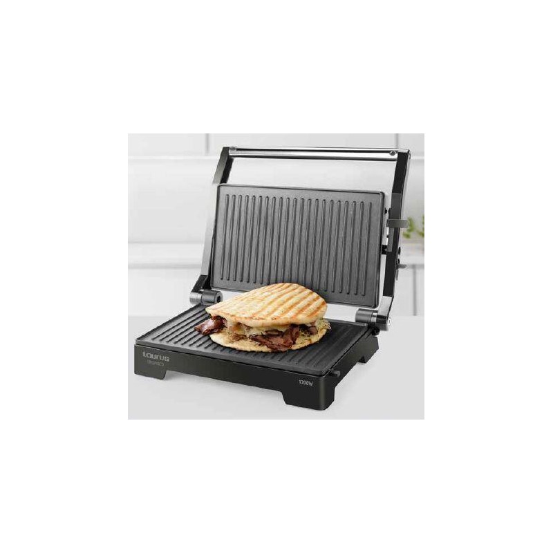 GRILL TAURUS CRISPY&CO GR1000X 1000W FULL INOX APERTURA 180GRADOS