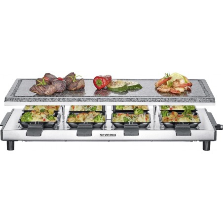 RACLETTE SEVERIN RG2374 CON PIEDRA NATURAL 1500W Y GRILL