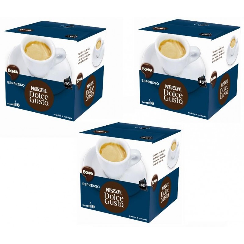 PACK 3 CAJAS DG BONKA ESPRESSO (12169899) 3x16CAP