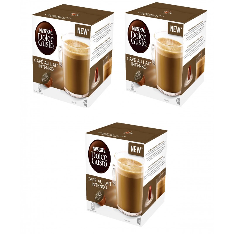 PACK 3 CAJAS DG CAFE AU LAIT INTENSO (12412560) 3x16CAP