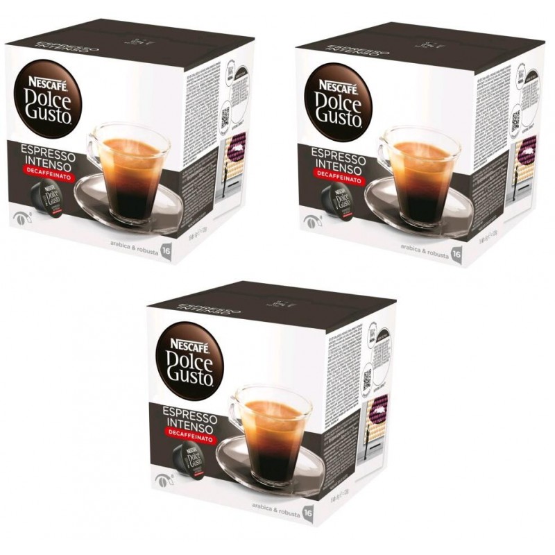 PACK 3 CAJAS DG ESPRESSO INTENSO DESCAFEINADO (12281252) 3x16CAP