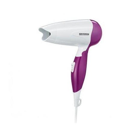 SECADOR SEVERIN HT0156 DE VIAJE 1200W BLANCO/LILA