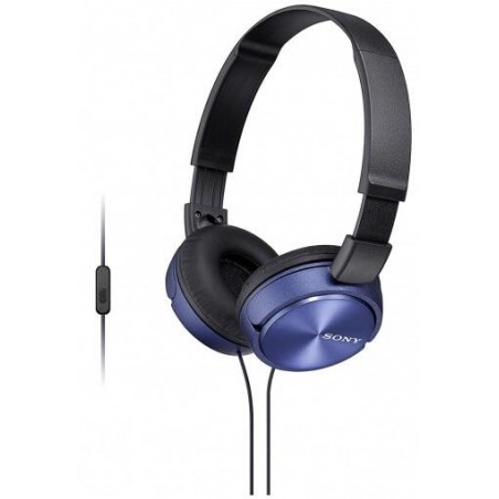 AURICULARES SONY MDRZX310APL DIADEMA MET MIC AZUL