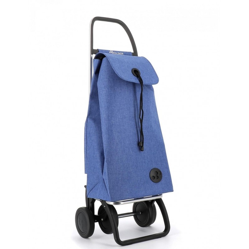 CARRO COMPRA ROLSER I-MAX TWEED 4 AZUL