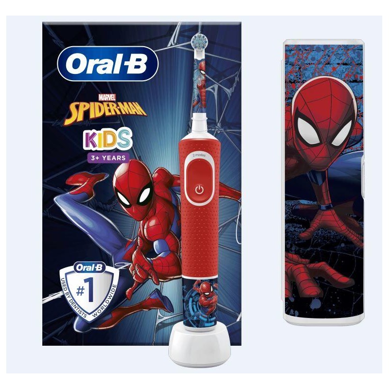 CEPILLO DENTAL ORAL-B D100 KIDS SPIDERMAN +3A +EST Oral-B Kids