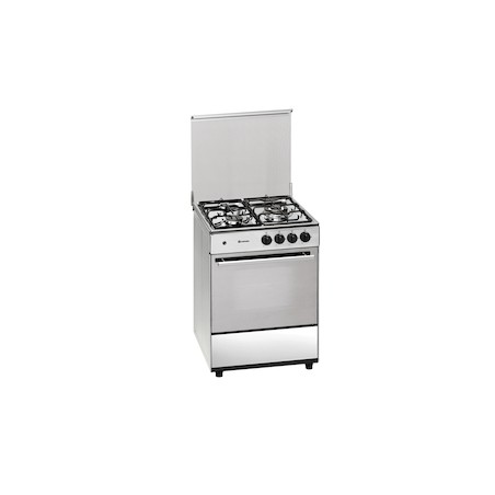 COCINA MEIRELES G603X GAS BUTANO 3F 60X60 INOX