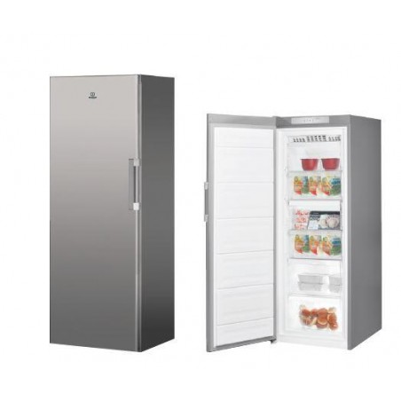 CONGELADOR VERTICAL INDESIT UI6F1TS1 NF 167X59.5 INOX A+