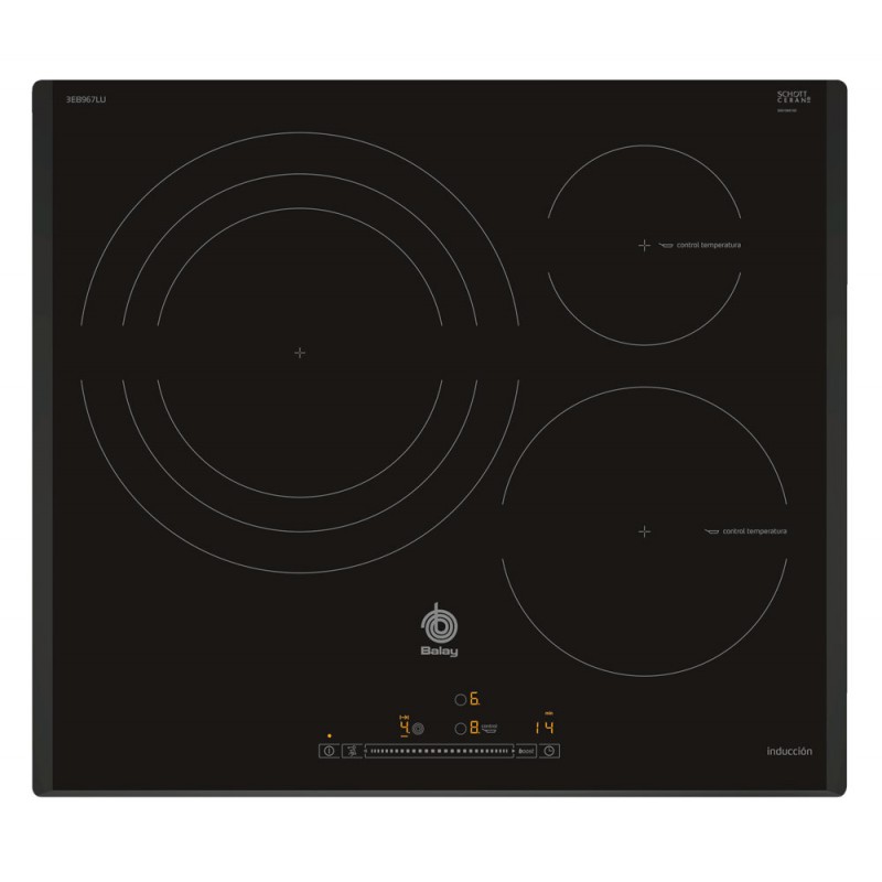 ENCIMERA BALAY 3EB967LU INDUCCION 32CM 3F CONTROL FRITURA