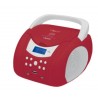 RADIO CD NEVIR NVR483UB BLUETOOTH ROJO BLANCO