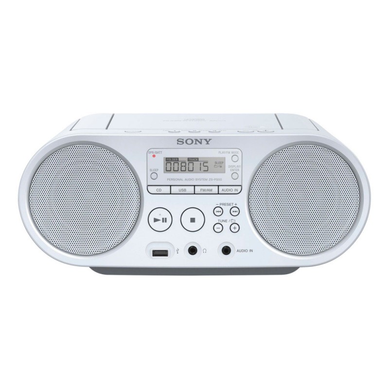 RADIO CD SONY ZSPS50 BLANCO USB