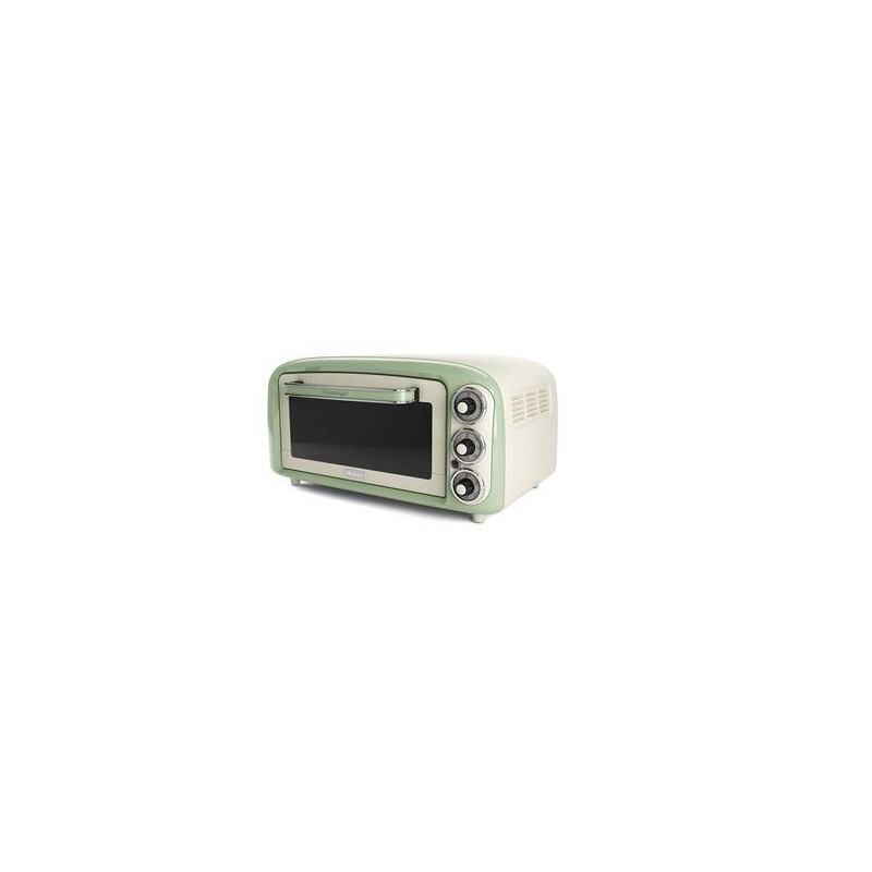 HORNO SIN INSTALACION ARIETE 979/04 VINTAGE VERDE 18L 1380W